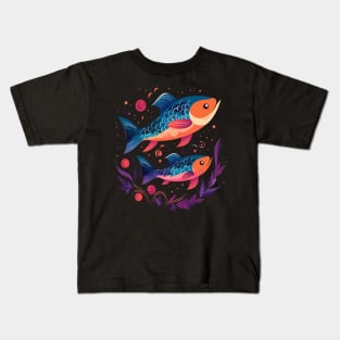 Salmon Mothers Day Kids T-Shirt